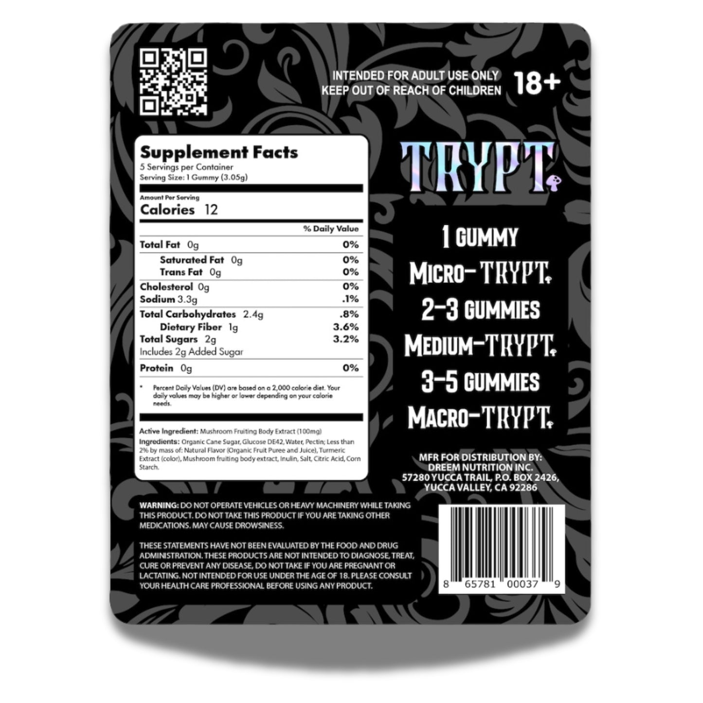 Trypt Mushroom Gummies